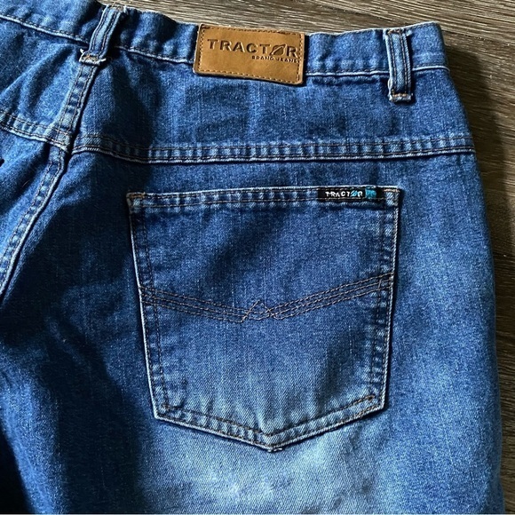 Women's Blue Jean Shorts Tractor Size‎ 16 Medium Wash Denim - Picture 13 of 14